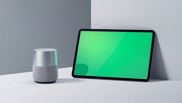 tablet pc with blank screen - Powered by Adobe