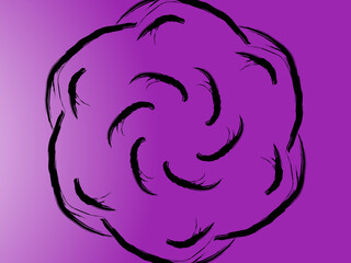 Fototapeta premium abstract pink rose