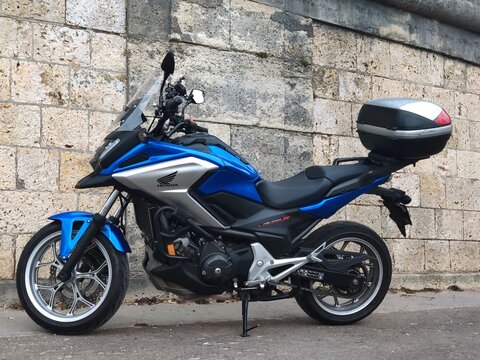 motorcycle on the street