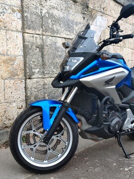 motorcycle on the street