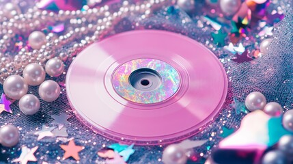 Holographic Jewel Case — Futuristic Y2K Music Concept