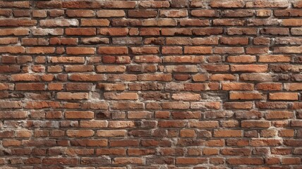 Obraz premium Textured brick wall with earthy tones. AI image