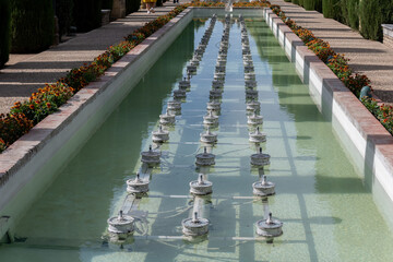 Gardens of the Alc&aacute;zar of Seville, Spain