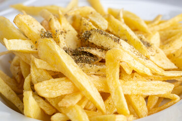 Handmade french fries, Turkish name; Ev yapımı patates kizartmasi