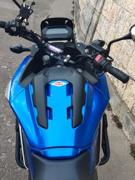 motorcycle on the road