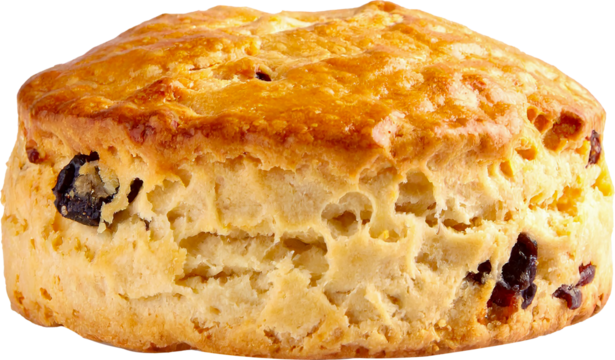 디저트-베이커리-빵-스콘-플레인스콘-건포도-배경제거