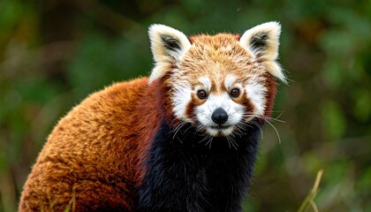 Obraz premium A portrait of a reddish-brown mammal with pointed ears
