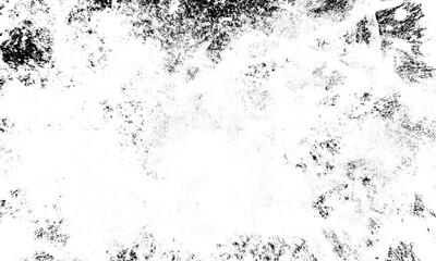 Grunge texture overlay with a distressed and weathered appearance on transparent background