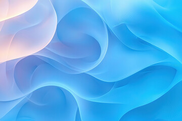 Blue gradient wave pattern for laptop screens and wallpapers.