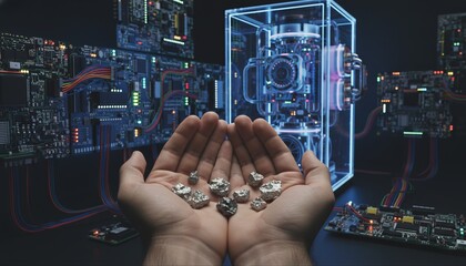 Rare earth metals and ore, scandium elements and rare earth elements neodymium magnets.