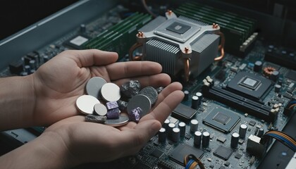 Rare earth metals and ore, scandium elements and rare earth elements neodymium magnets.