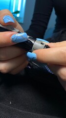 Blood Glucose Testing at Home &ndash; Person Checking Sugar Level with Glucometer, Diabetes Control and Monitoring  Kedainiai, 57177 Kauno m. sav.,Lithuania 08.06.2025 21:17