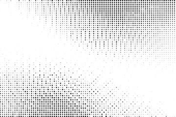 Black halftone texture with central light fade, creating gradient focus and depth, minimal abstract dotted background for design composition