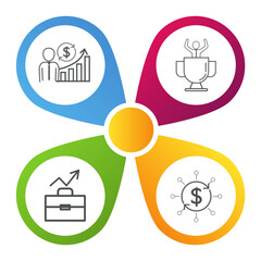 Modern Infographic Design Layout – Minimal, Data Visualization, Business Presentation Template