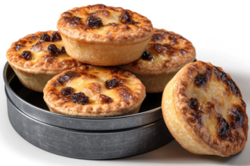 Delicious Portuguese custard tarts traditional pastries with flaky crust and creamy filling perfect for dessert or snack