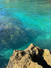 Sea and rock.