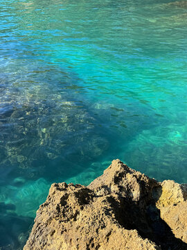 Sea and rock.