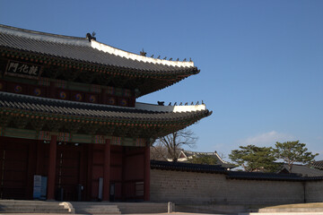 Fototapeta premium Corea del Sur arquitectura y templos