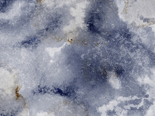 Hand drawn watercolor background with galaxy texture and stone surface. Abstract artwork for card, poster, banner, template and design.