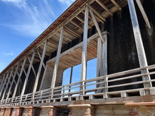Gradierwerk in Bad Dürkheim. Saline.