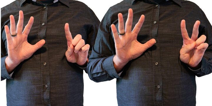 What is the Six Seven 6-7 Slang Trend - Man Demonstrates Popular Hand Gestures