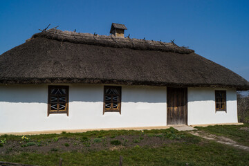 traditional thatched cottage