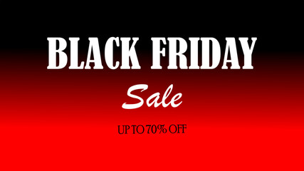 Black Friday banner with the inscription 