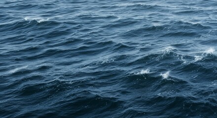 Fototapeta premium Dark Blue Ocean Waves Texture