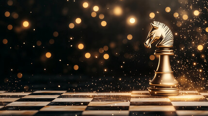 Strategy Chess on Game Board