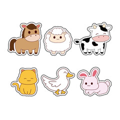 farm animals set
