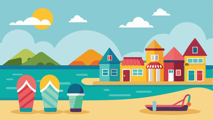 A laidback beachfront town where flipflops are the footwear of choice and ice cream cones are a staple with colorful beach houses and surf shops lining the streets.