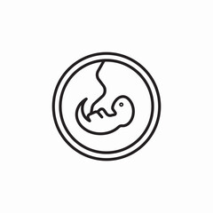 child embryo icon sign vector