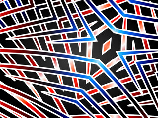 colourful simple and abstract modern  line art	
