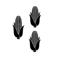 Corn Cob Silhouettes