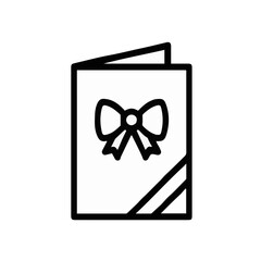 Ilustración del icono vectorial de invitacion
