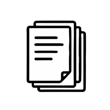 Ilustraci&oacute;n del icono vectorial de archivos
