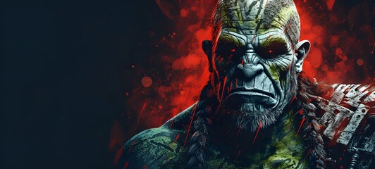 Pointillist Grunge Design High Orc