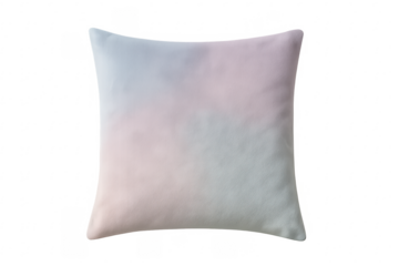 Soft pastel gradient pillow enhancing home decor comfort