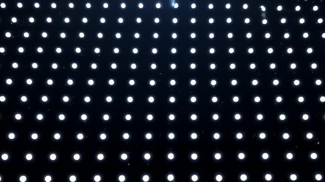Array of lights on dark background