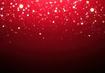 Festive red bokeh background glowing stars sparkle lights festive holiday season celebration illustration