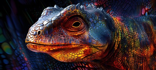 Fototapeta premium Pointillist grunge design of Pachycephalosauria with abstract dotted pattern ,generative AI