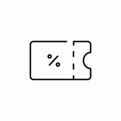 discount coupon icon sign vector