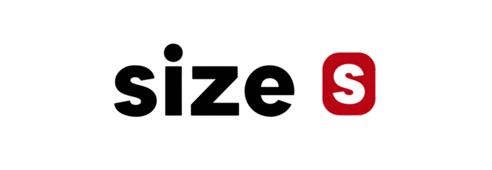 Size S on a transparent background. Text. Label, tag, price tag for designers, marketers and IT. Popular illustration, object, texture. Sphere of trade, economy, sales.