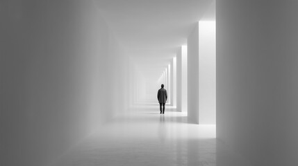 Obraz premium abstract photo expressing silence and resolve