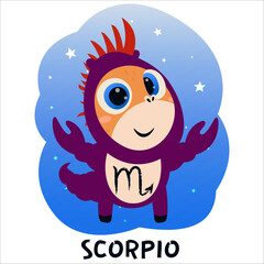 Flat vector illustration of a horse dressed as a zodiac sign. Pony, Aries, Leo, Gemini, Taurus, Scorpio, Aquarius, Pisces, Sagittarius, Libra, Virgo, Capricorn, Cancer, horoscope, zodiac, astrology