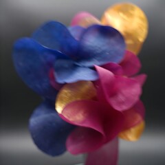 Abstract Geometric Art Design with Vibrant Colors