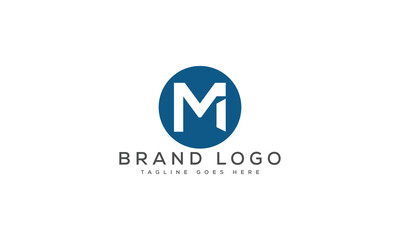 letter M logo design vector template design for brand.