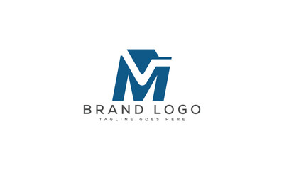 letter M logo design vector template design for brand.