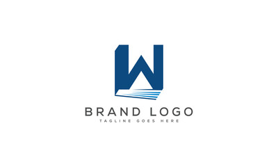 letter W logo design vector template design for brand.