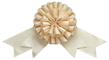 Elegant ribbon rosette